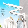 ZdwCyl Clothes Drying Rack,Laundry Drying Rack Wall Mount, Wall Mounted
