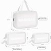 Bluemega Bolsa Neceser De Viaje De 3 Piezas Para Mujeres