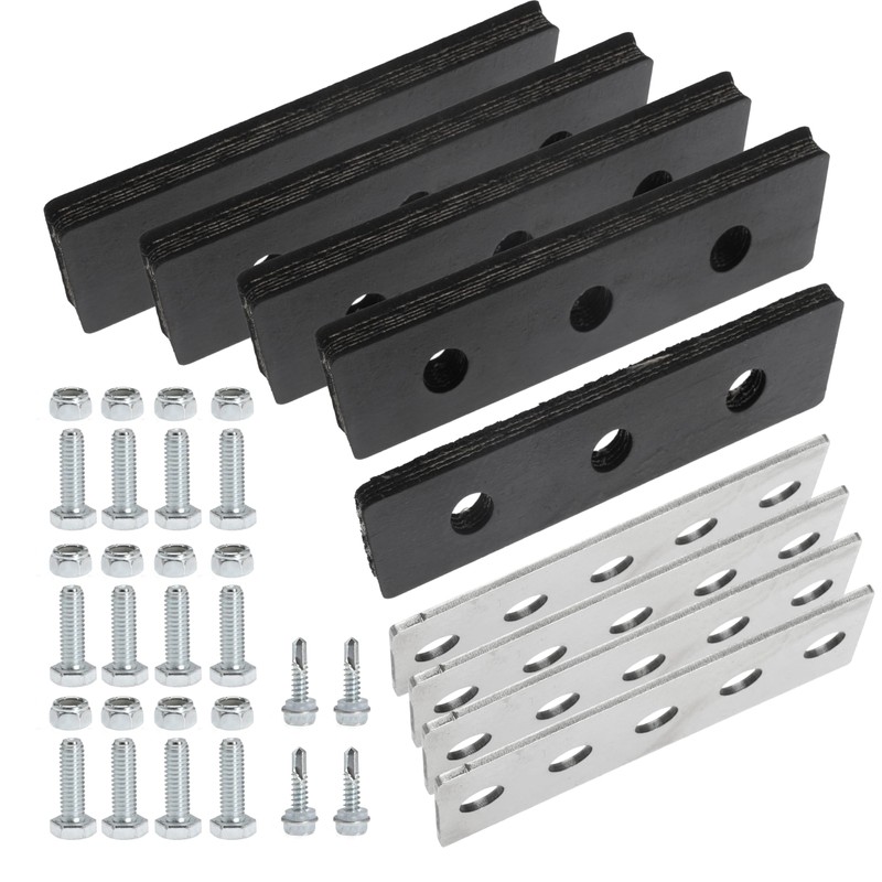 JomGorg 3/8inch Snow Blower Rubber Blade Impeller Modification Kit 4