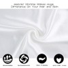 Adubor Silk Pillowcase for Hair and Skin with Hidden Zipper,