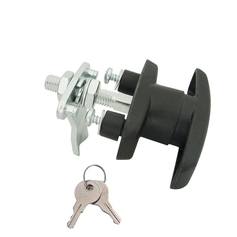 2 PCS T-Handle Door Lock Latch ABS T Handle Lock