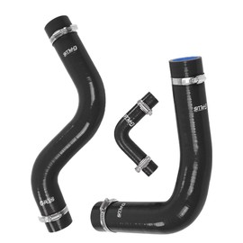 CNNELL Radiator Hose Silicone Black Compatible with Ford Mustang 1964 1965 1966 1967 1968
