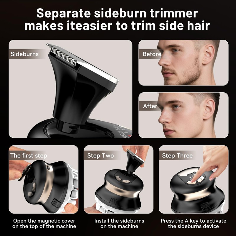Moricsom Self Haircut Kit for Men with Trimmer - Electric