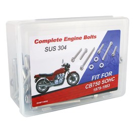 Xitomer 127PCS Engine Bolt Compatible with CB750 SOHC 1979-1983 Valve Stator Clutch Covers Bolt Kits