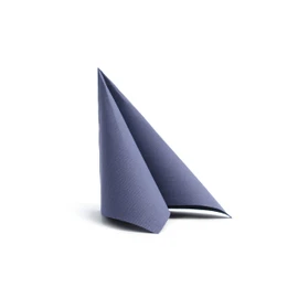 Alvotex Soft Point 50 Napkins, High-Quality Disposable Napkins, 38 x 38 cm, Dark Blue