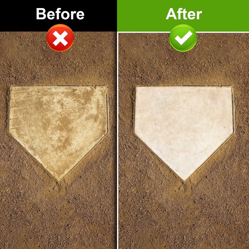 Deekin 2 Pieces Umpire Brush Baseball Home Plate Brush Umpire