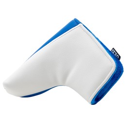 Izzo Golf Blade Putter Headcover Blue/White - Putter Headcover for Your Mallet Putter, Blade Style Head Cover