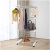 Bigzzia 4 Tier Folding Drying Rack Clothing Clothes Horses Rack