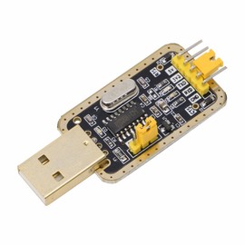 Robojax CH340G RS232 to TTL USB Serial Port Module 3.3V and 5V