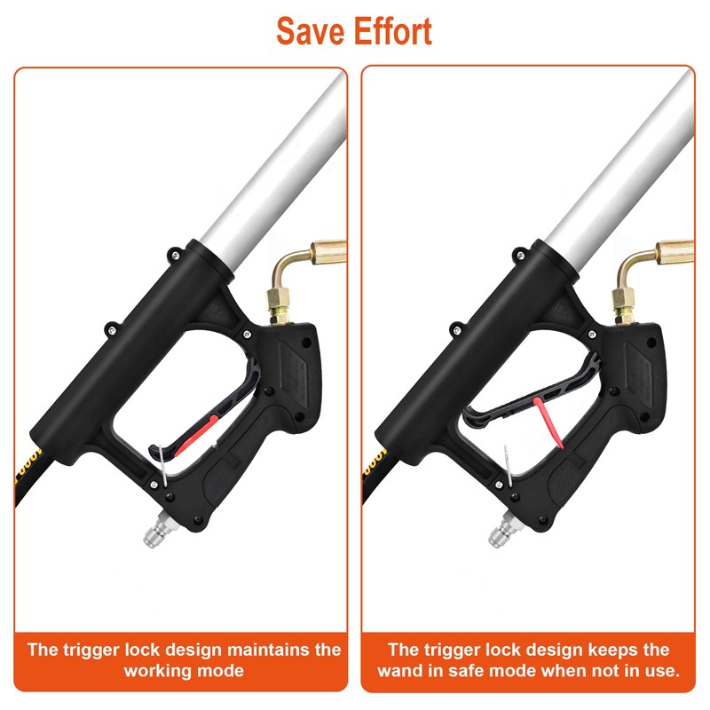 Telescoping Pressure Washer Wand 24 ft Power Washer Extension Wand
