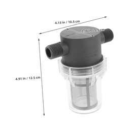 TEHAUX Rv Inline Water Filter Strainer Thread Hose Filter Compact Mesh Strainer for Clean Water Durable Reliable for Caravans Boats and Outdoor Living