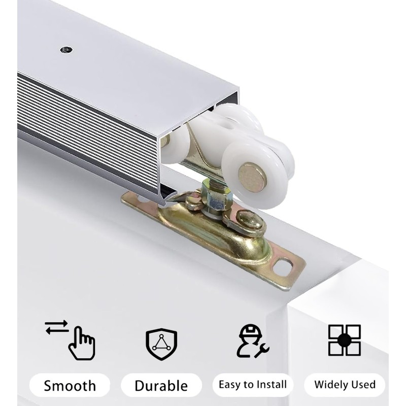 3/4 Inch Sliding Pocket Door Rollers Assembly, Sliding Door Wheels