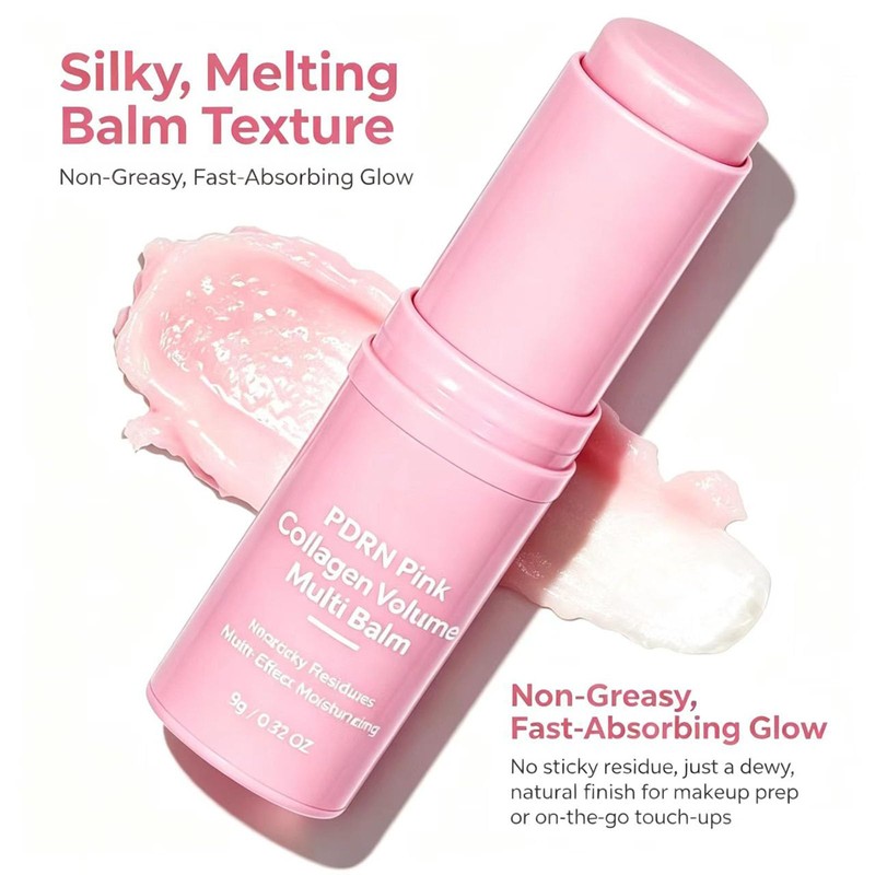 PDRN Pink Collagen Volume Multi Balm, All-In-One Face & Body