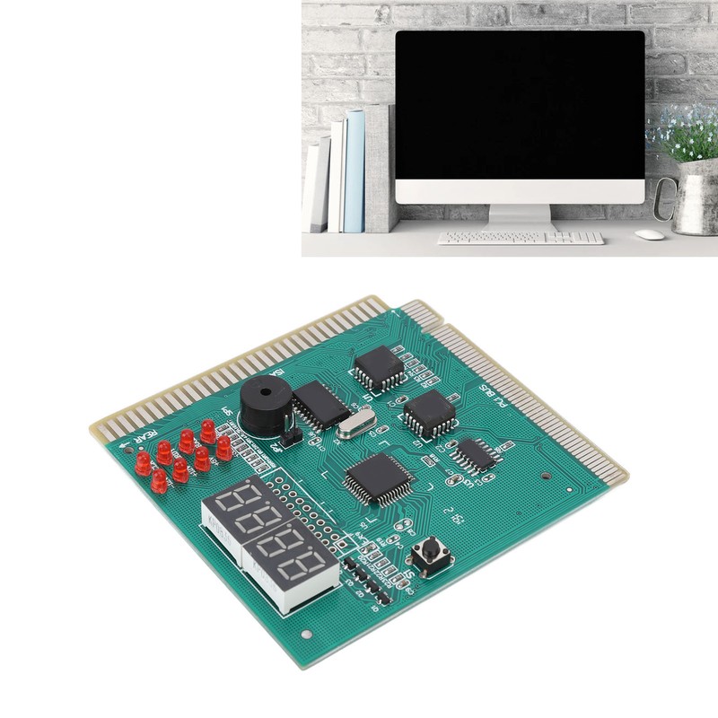 PC Diagnostic Card 4 Digit Standard PCI ISA Port Dual