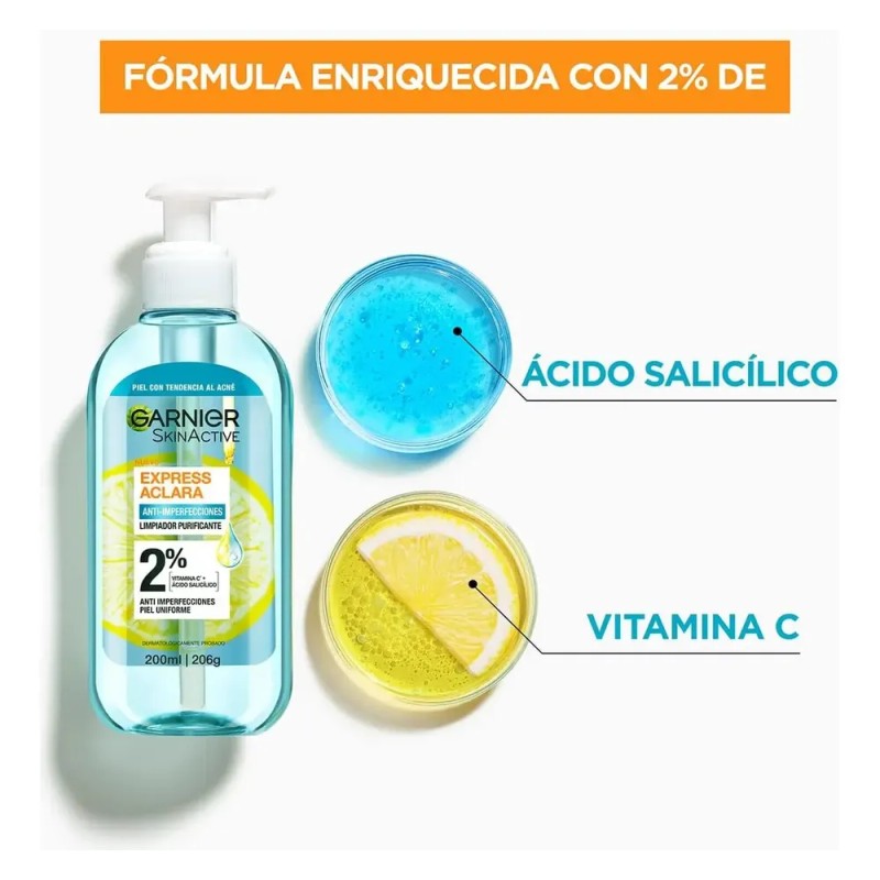 Gel Limpiador Anti Ance Express Aclara 200ml