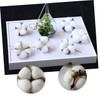 CIYODO Christmas Cotton Ball Props 10pcs Set Soft Cotton Balls