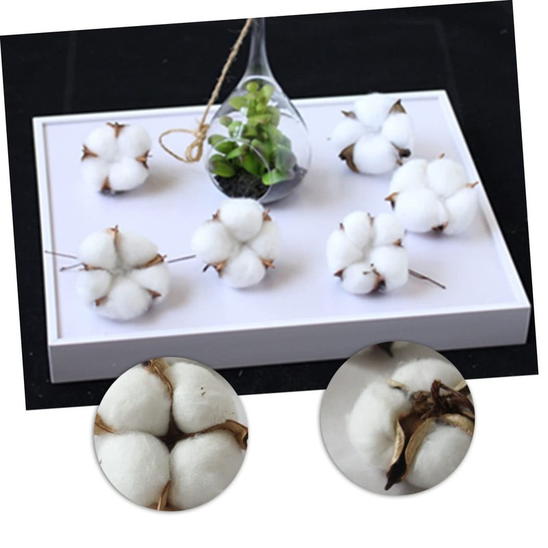 CIYODO Christmas Cotton Ball Props 10pcs Set Soft Cotton Balls