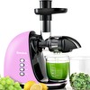 Slow Masticating Juicer,Brecious Cold Press Juicer with 2 Speed Modes
