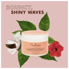 SheaMoisture Coconut & Hibiscus Curling Gel Souffle, 12 Ounce