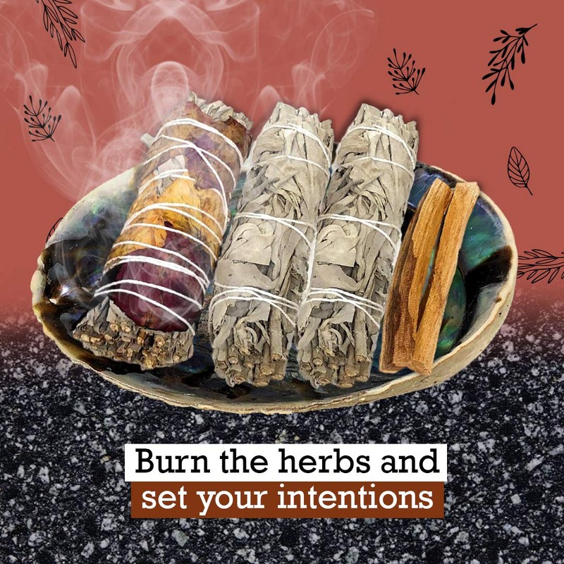 Smudging Kit - White Sage Smudge Sticks for Cleansing -