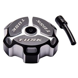 TUSK Billet Aluminum Gas Cap Black Machined for Yamaha Raptor 700 2006-2025