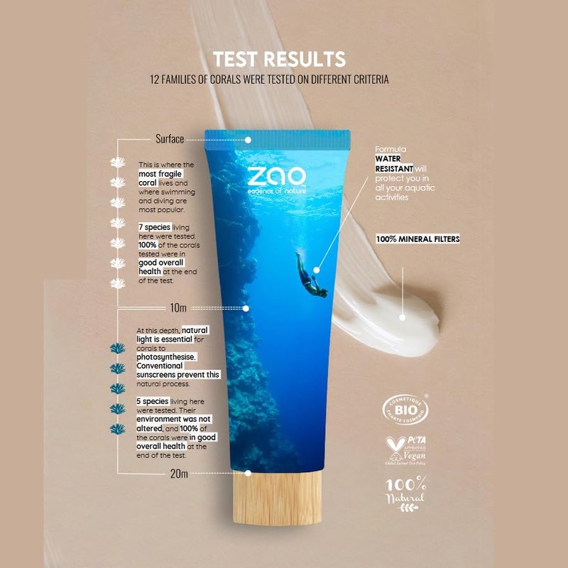 Zao Organic Moisturising Face Sunscreen SPF 30 50 ml