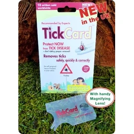 TickCard Tick Remover Fits into Your Wallet