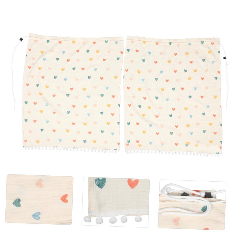 ULTECHNOVO Car Privacy Curtain Breathable Double Gauze Insulated Window Shade