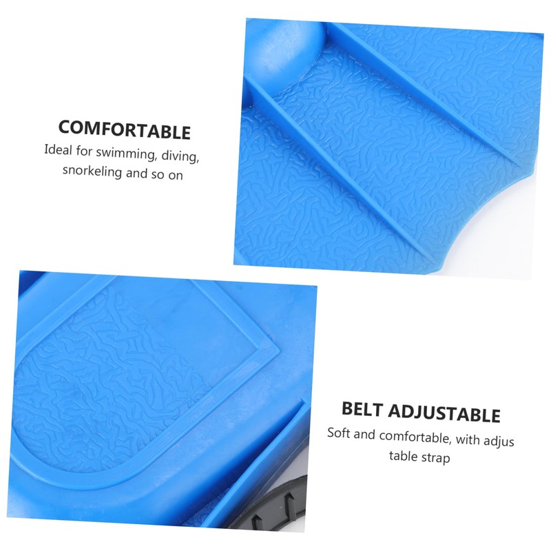 Kisangel 2pcs Swimming Fins Adjustable Diving Flippers Lightweight Snorkeling Training