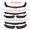 DTouch Front Bumper Lip Spoiler For Mercedes W117 CLA200 CLA250