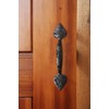 Iron Valley - 9" Heart Door Pull Handle - Solid
