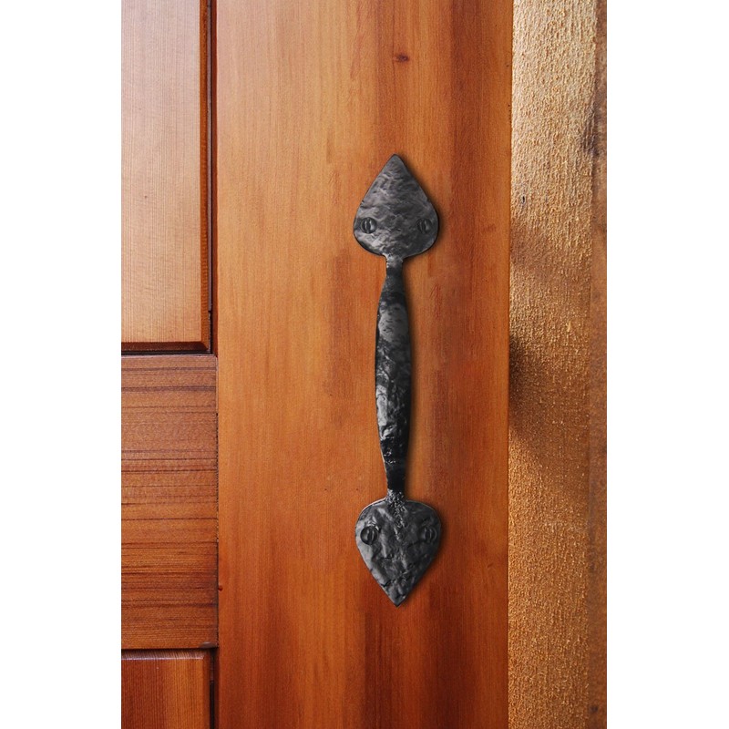 Iron Valley - 9" Heart Door Pull Handle - Solid