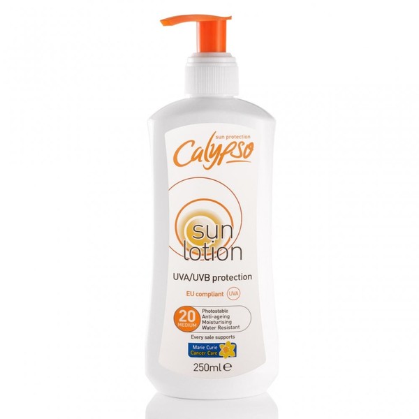 Calypso Press & Protect Sun Lotion 200ml Spf20Paraben Free