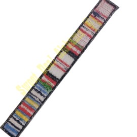 None and/or Unknown Afghanistan Enduring Freedom Service Ribbons, Iron-On Patch 4.25"W x 1/2"H