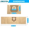 10 Pack DXVA25-4040 Dust Bag-4 gallon Replacement for DEWALT DXV04T