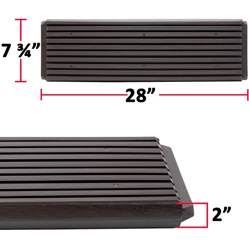 Swing-Up Ladder Steps for use with Fanta-Sea Pools-Brown