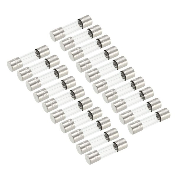 uxcell Slow Blow Glass Cartridge Fuse Tube Time Delay Fuse