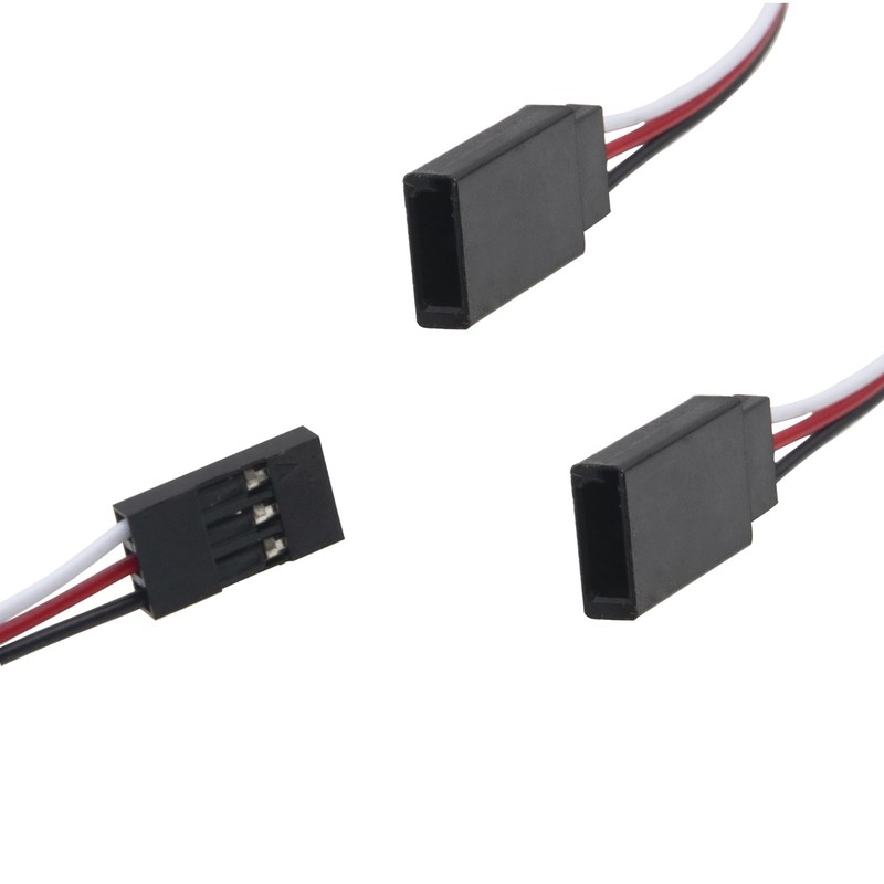 Vgoohobby 5Pcs 22cm Magnetic Snap-on JR Y Cable 1 Male