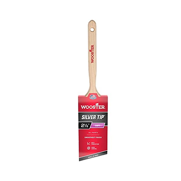 5221-2 1/2 Brush 5221-2-1/2 Silver Tip Angle Sash Paintbrush, 2-1/2-Inch,