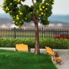 Evemodel ZY35087OB 12pcs Model Train Platform Park Street Seat Bench