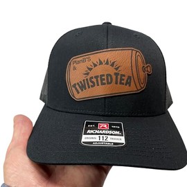 Plan B and Twisted Teas Funny Trucker hat (Cotton Blend, Black/Black)