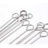 HONSHEN 12 Inch Barbecue Skewers, BBQ Skewers, Shish Kebab Kabob