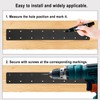 6packs Straight Steel I Shape Flat Plate,Heavy Duty Mending Plate