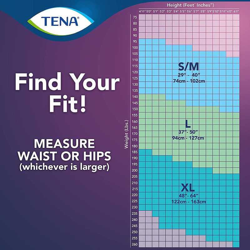 TENA Women Super Plus Underwear, Incontinence, Disposable, Heavy Absorbency, XL,
