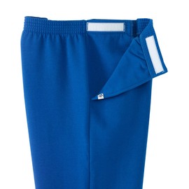 Easy Touch Adaptive - Pantalones con cierre lateral para mujer, Royal, S