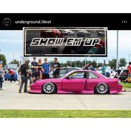 Underground Illest Show Em Up Tsuchiya Japan car stickers decals jdm Slap