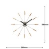 Elcomune NXT-J015 Radiant Clock corn Natural Wall Clock