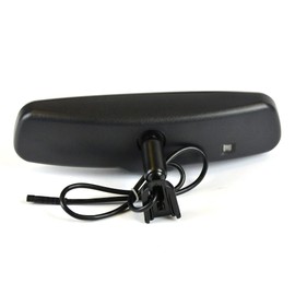 Brandmotion Universal 4.3″ Display Mirror FLTW-7690 Rear View Mirror with Embedded LCD Screen | Backup Color View Turns On In Reverse | Compatible with All Backup Cameras