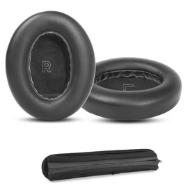 DowiTech Professional Earpads Cushion Replacement Compatible with Bose QuietComfort Ultra Headphone Ear Pads Cover with Skin-Friendly Soft Protein Leather and Memory Foam/Fabric Handband