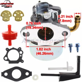 Carburetor Carb For Yard Machines MTD model #21A-332B062 tiller Part 6528